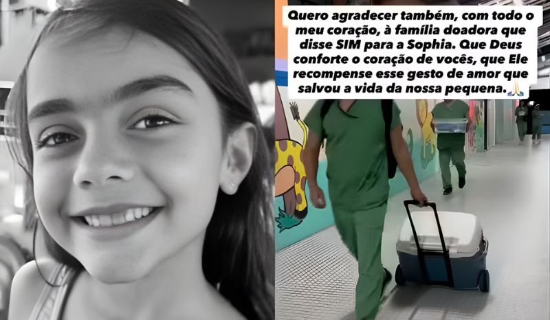 Coração de criança vítima de acidente é transplantado para salvar bebê com cardiopatia