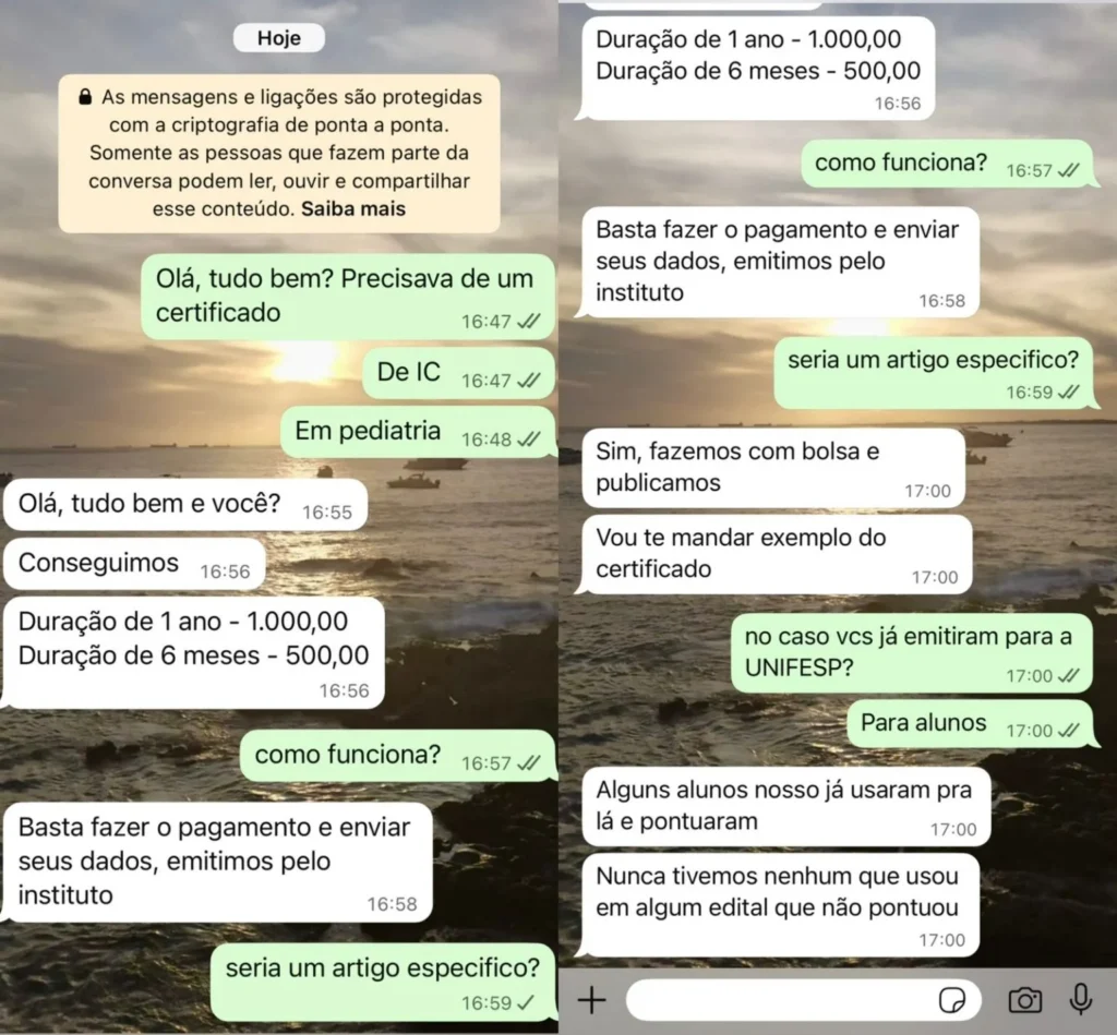 Denúncia: Empresa Exige Até R$ 1,2 Mil por Artigos e Certificados Científicos para Residência Médica