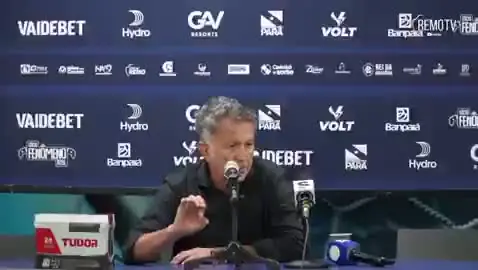 Osório Anuncia Demissão de Jogador do Remo em Coletiva: 'Indisciplina Não Tem Espaço no Meu Time'