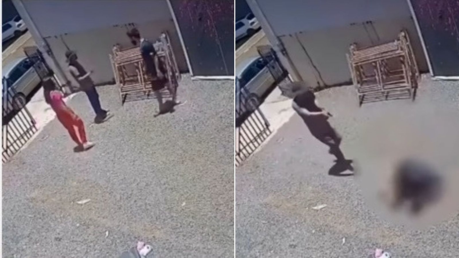 Pai em Defesa: Vídeo Revela Momento Crucial em Que Homem é Fatalmente Atacado Após Agredir Filha