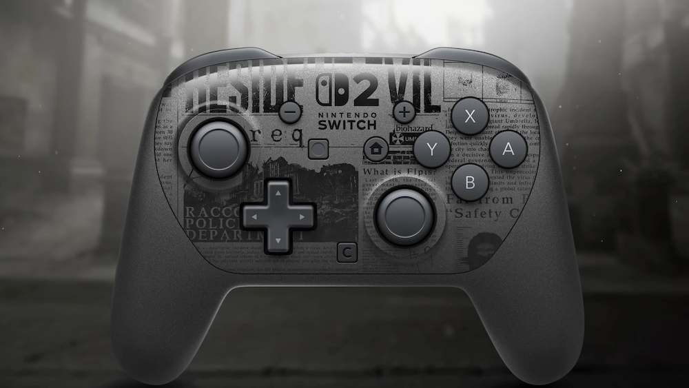Pré-venda do Pro Controller do Switch 2 com Design Exclusivo de Resident Evil Requiem Já Disponível na Amazon