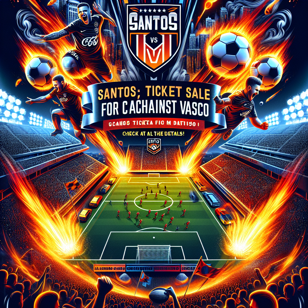 Santos Lança Venda de Ingressos para Confronto Empolgante contra o Vasco; Confira Todos os Detalhes!