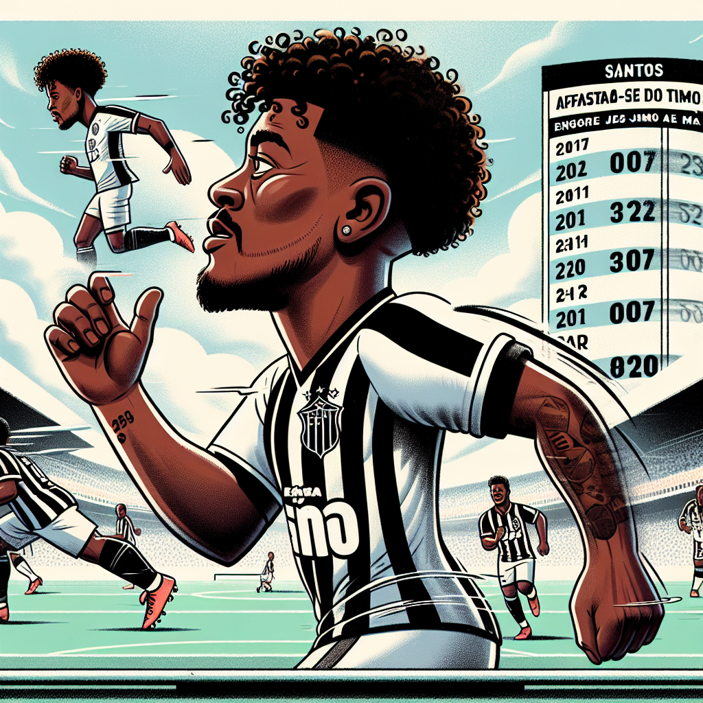 Santos: Robinho Jr. Afasta-se do Time e Entra em Jejum de Jogos Há Quase um Mês