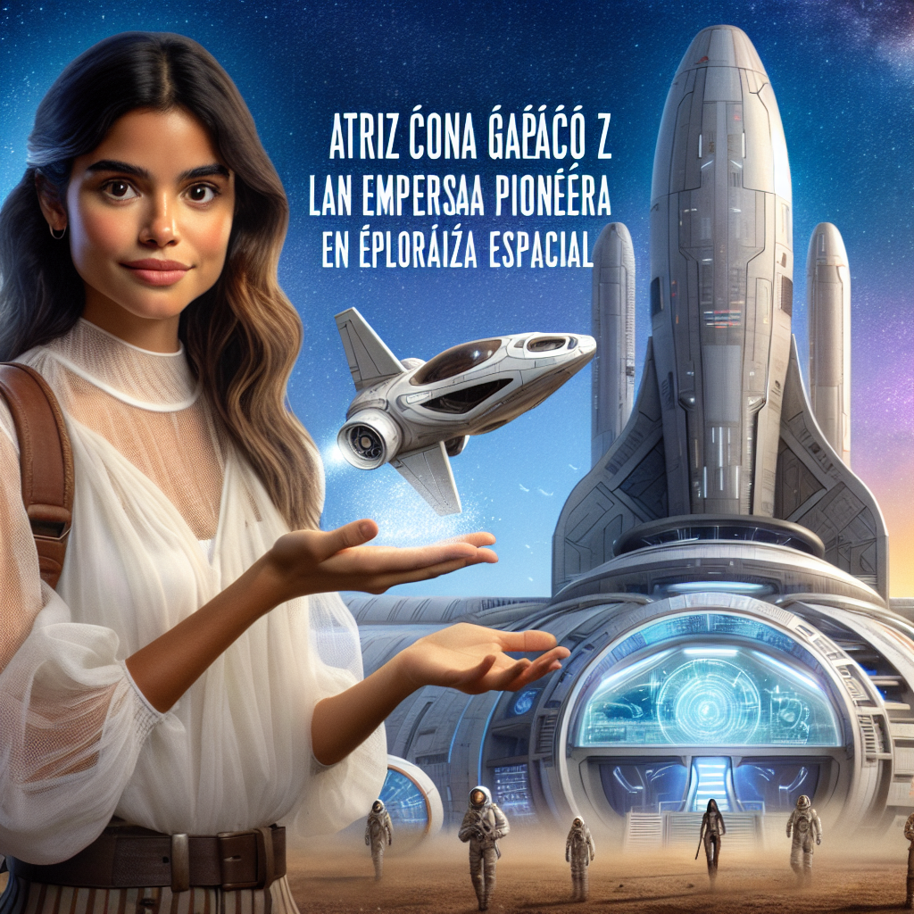 Atriz Ícone da Geração Z Inova e Lança Empresa Pioneira em Exploração Espacial