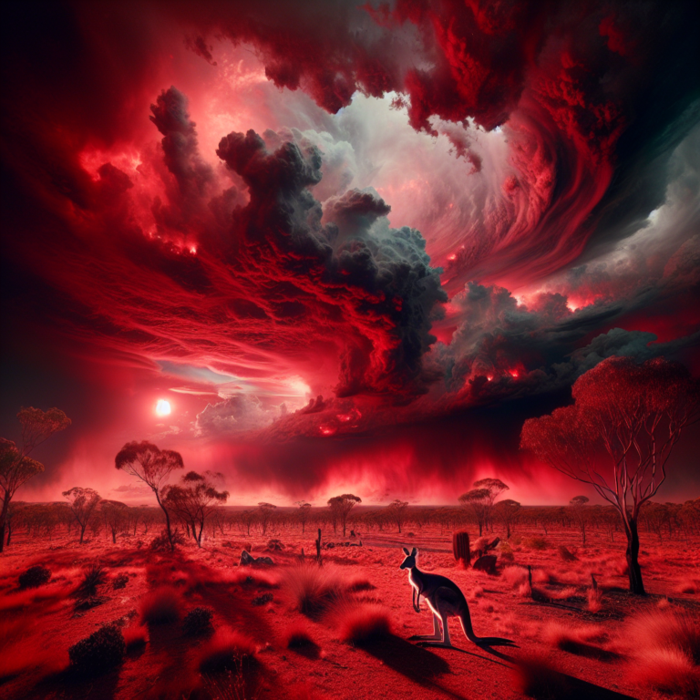 Céu Australiano se Transforma em Vermelho Apocalíptico: O Que Está Acontecendo?
