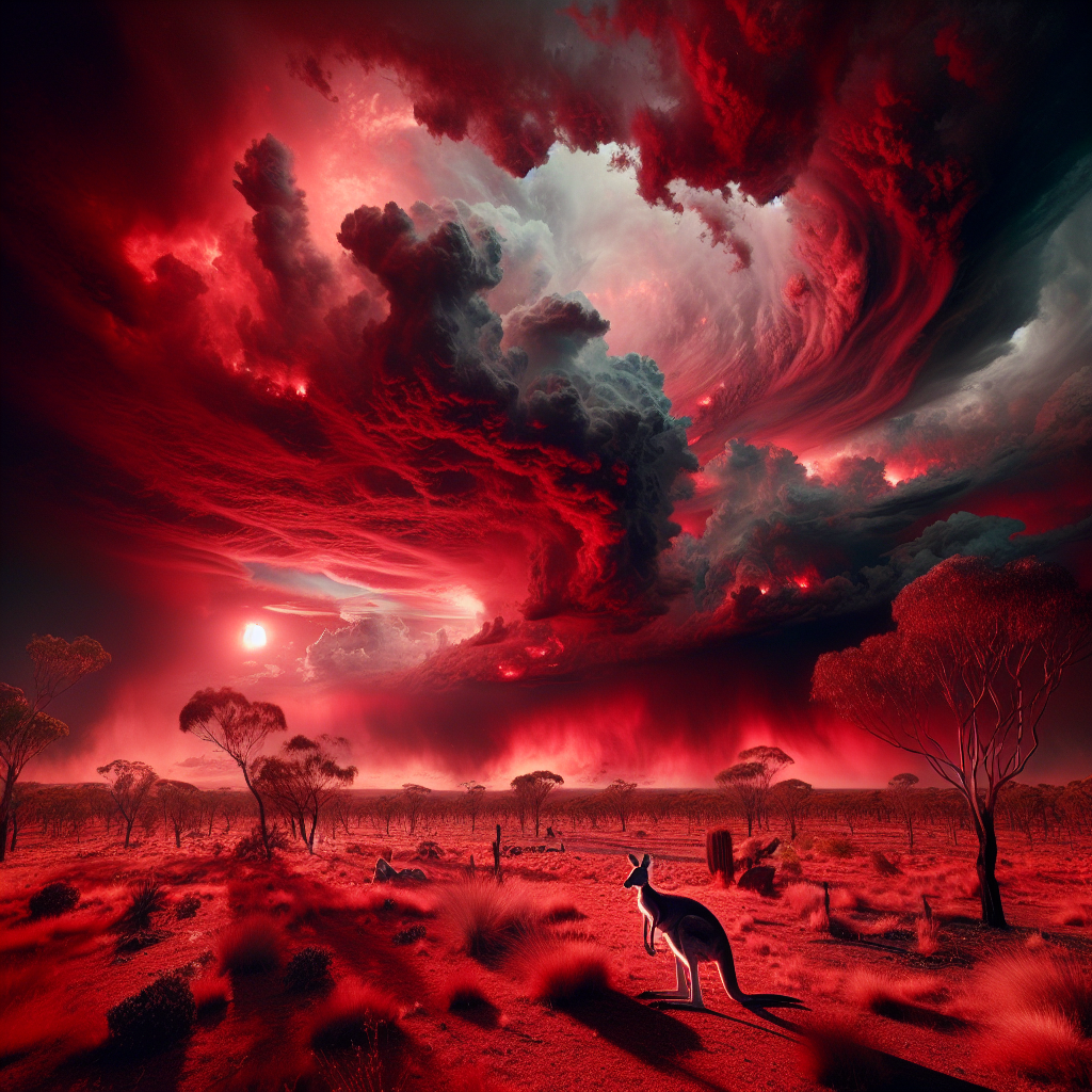 Céu Australiano se Transforma em Vermelho Apocalíptico: O Que Está Acontecendo?