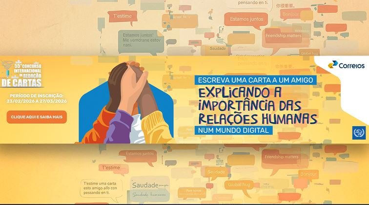 Concurso Internacional de Cartas: Inscrições Abertas para Estudantes de Até 15 Anos em Busca de Reconhecimento Global