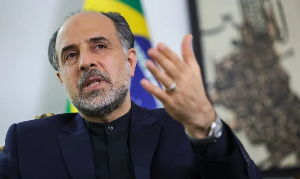 O embaixador do Irã no Brasil, Abdollah Nekounam Ghadiri