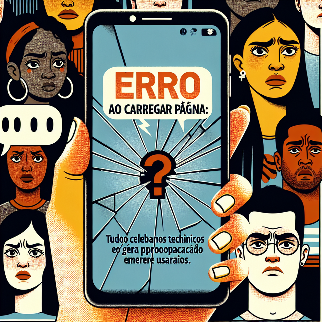 Erro ao Carregar Página: TudoCelular Enfrenta Problemas Técnicos e Gera Preocupação entre Usuários