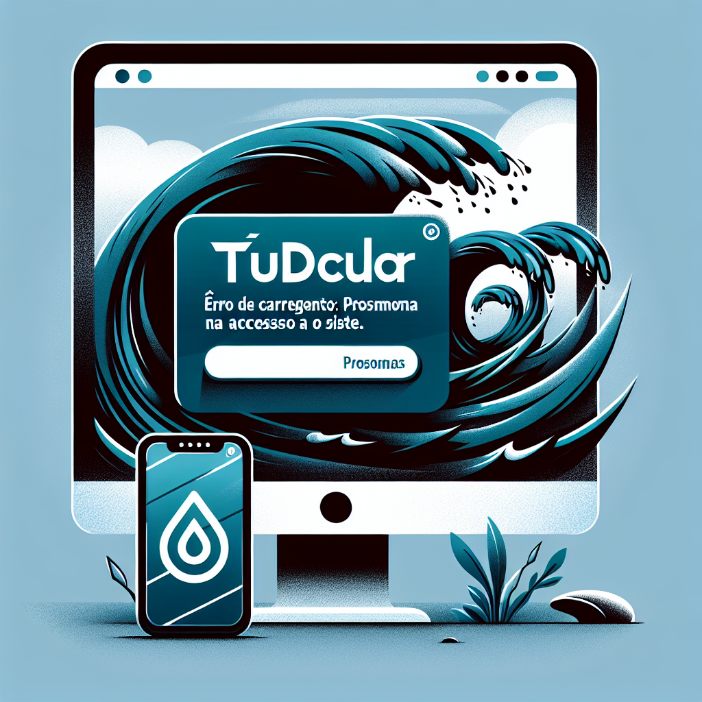Erro de Carregamento: Problemas na Acesso ao Site da TudoCelular Deixam Usuários Frustrados