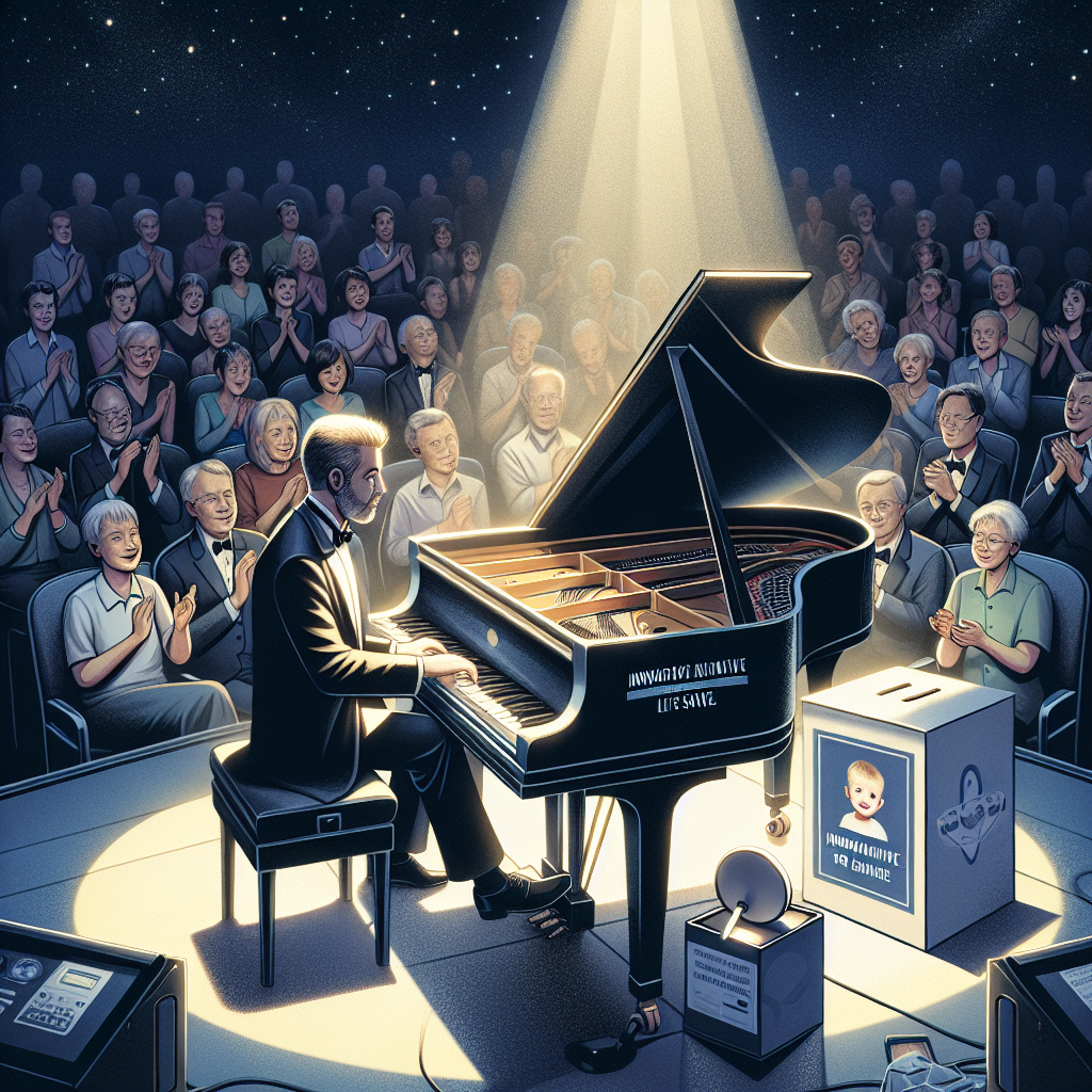 Pianista Renomado Lança Iniciativa Inovadora para Salvar Vida de Jovem em Situação Crítica