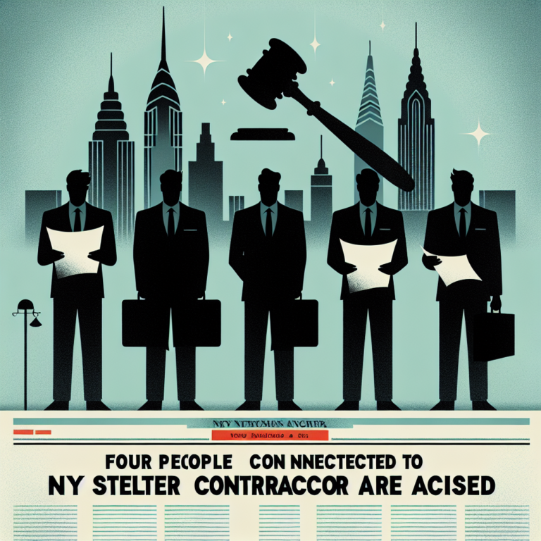 Quatro Pessoas Ligadas a Contratante de Abrigo de NY São Acusadas