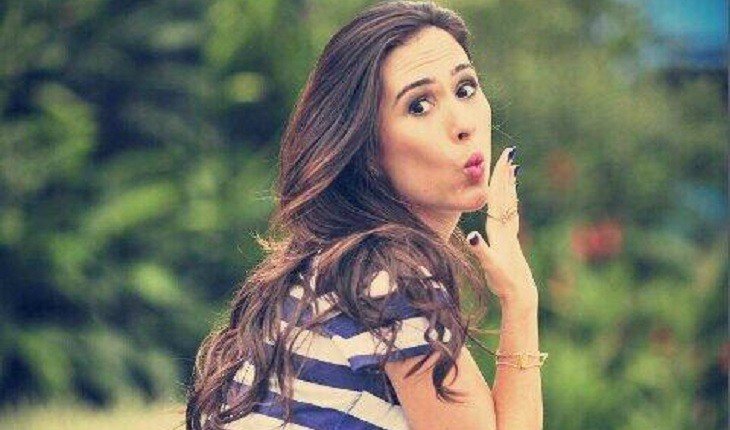 Tatá Werneck surpreende ao mostrar item inusitado na bolsa