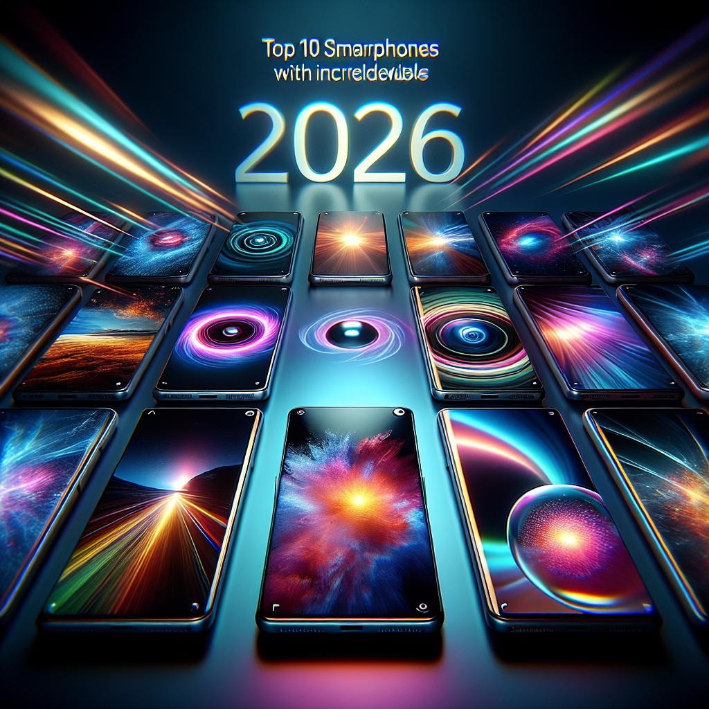 Top 10 smartphones com câmeras incríveis para fotos em 2026