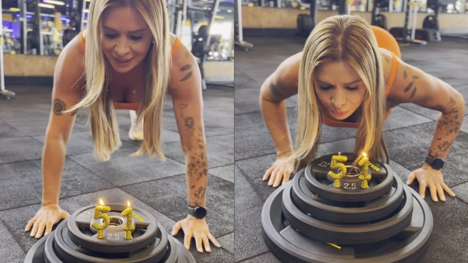 Viih Tube celebra 51 anos com treino e exibe boa forma