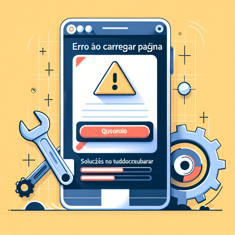 Erro ao Carregar Página: Soluções Rápidas no TudoCelular