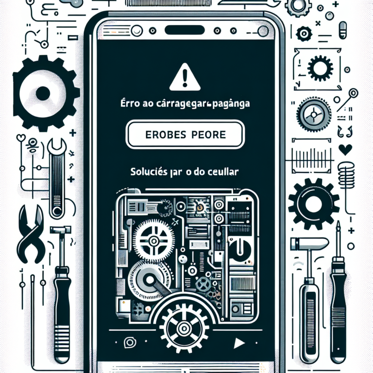 Erro ao Carregar Página: Soluções para Problemas no TudoCelular