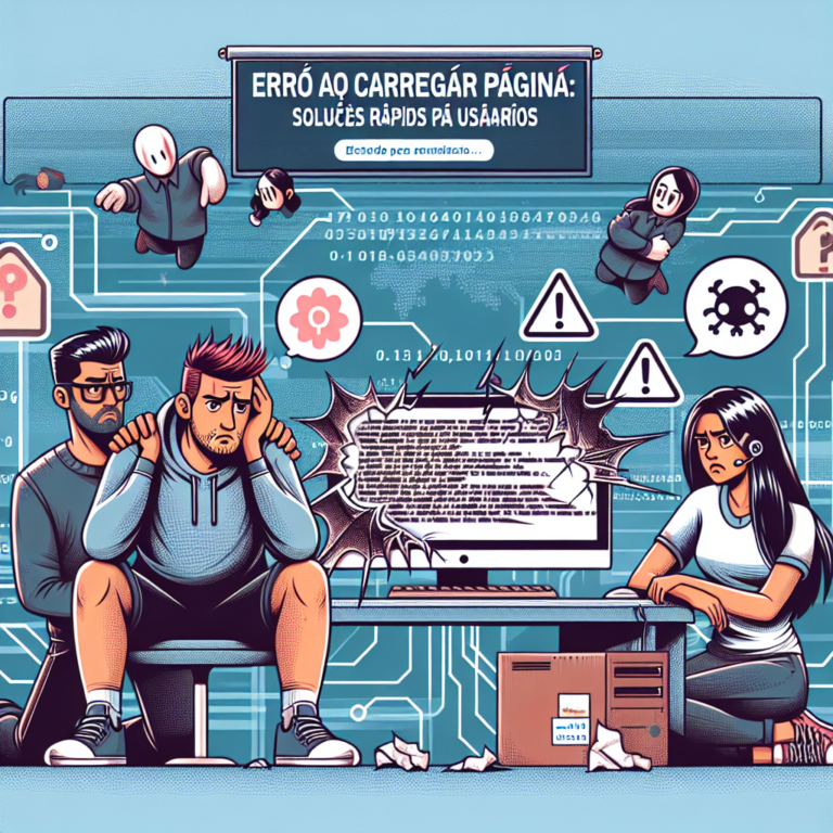Erro ao Carregar Página: Soluções Rápidas para Usuários
