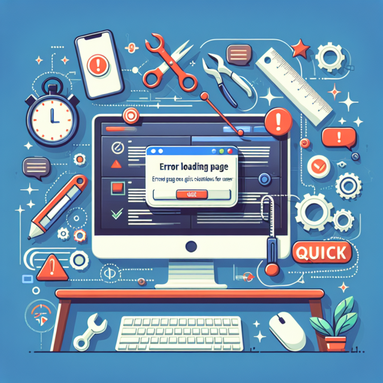 Erro ao Carregar Página: Soluções Rápidas para Usuários