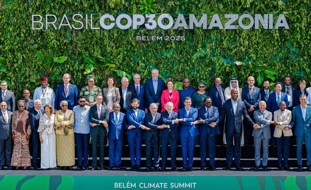 Fotografia oficial da Cúpula do Clima (COP30), no Parque da Cidade, em Belém (PA)
