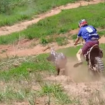 Acidente em trilha: Motociclista cai durante brincadeira; Confira! Acidente em trilha: Motociclista cai durante brincadeira; Confira!
