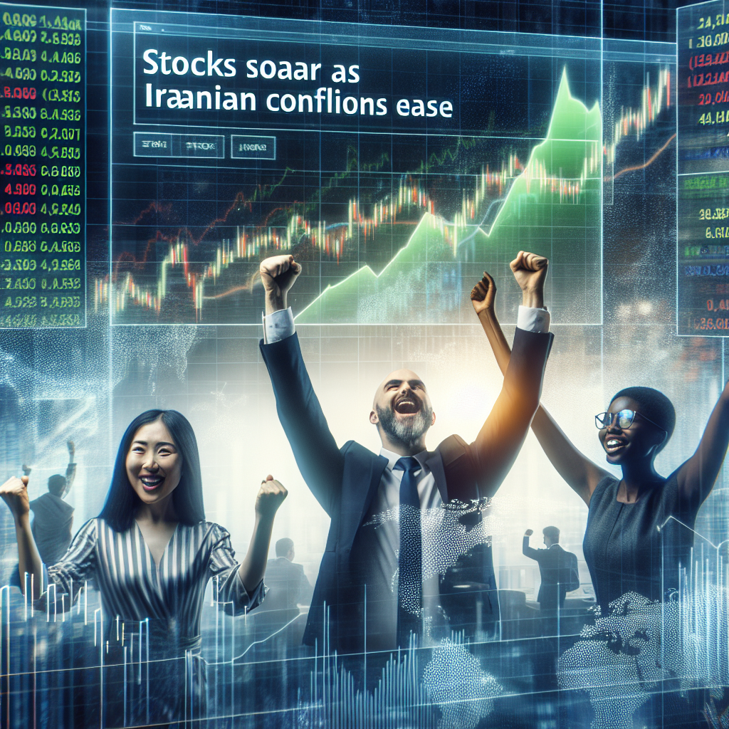 Ações Disparam com Alívio nas Tensões do Conflito Iraniano