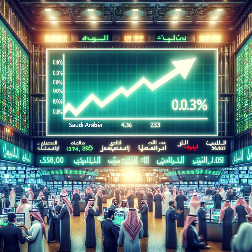 Ações da Arábia Saudita: Índice Tadawul sobe 0,03% no pregão