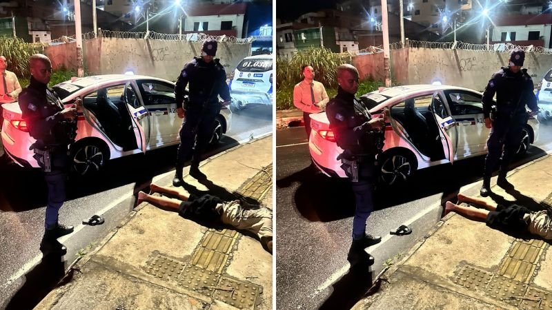 Adolescente é detido com arma e munições em táxi de Salvador