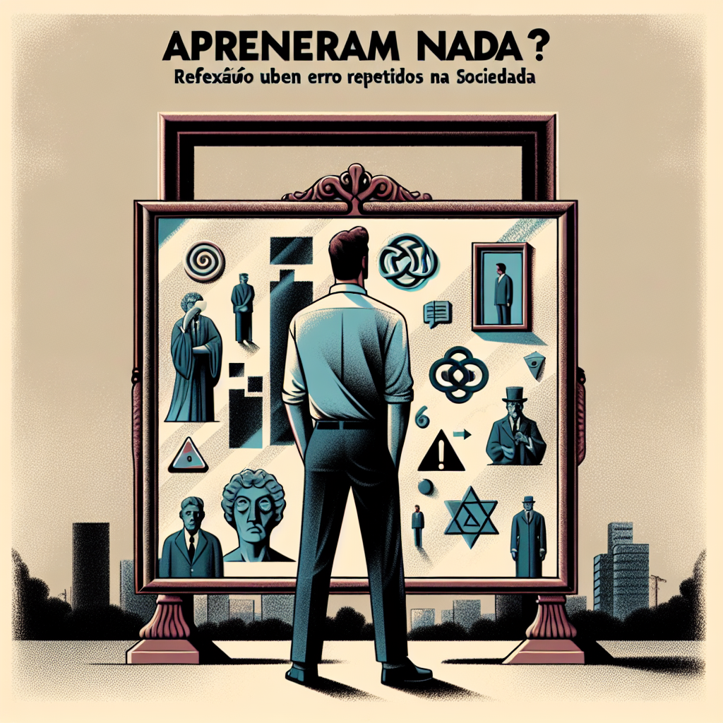 Aprenderam Nada? Reflexão Sobre Erros Repetidos na Sociedade
