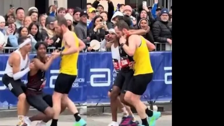 Atleta brasileiro se destaca ao socorrer rival em maratona nos EUA