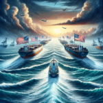 Bloqueio dos EUA impede navios iranianos no Estreito de Ormuz Bloqueio dos EUA impede navios iranianos no Estreito de Ormuz