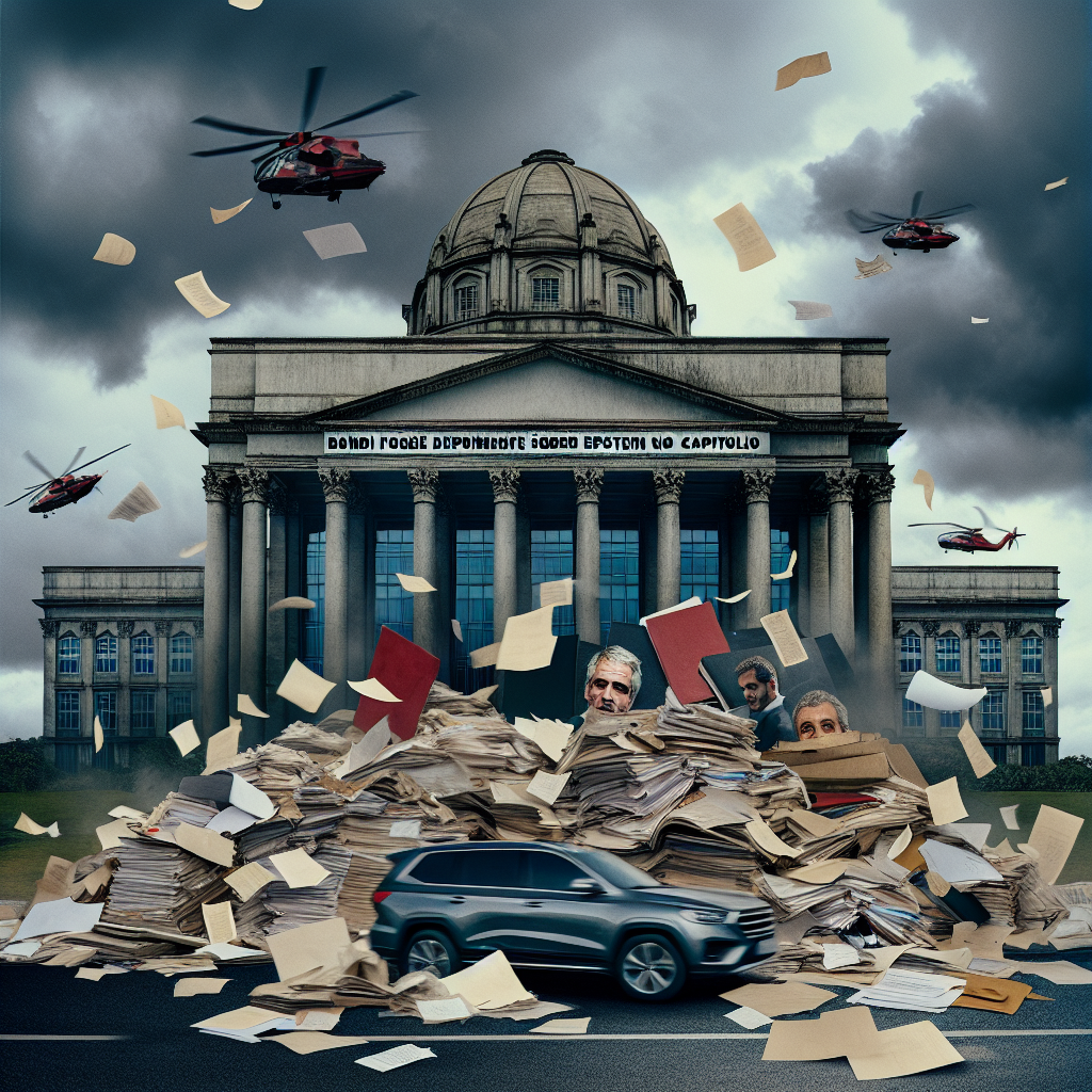 Bondi Foge de Depoimento sobre Epstein no Capitólio