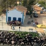 Capela histórica em Sergipe: erosão exige novo local de construção