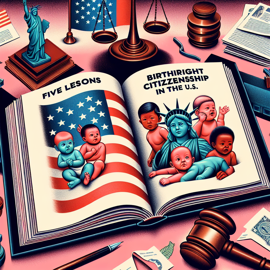 Cinco Lições sobre a Cidadania por Nascimento nos EUA
