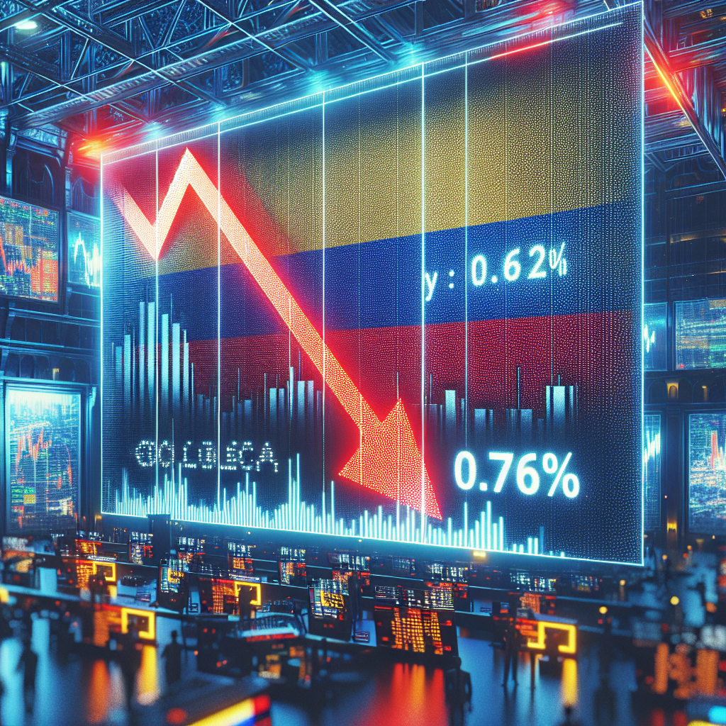 Colômbia: Índice COLCAP encerra pregão com queda de 0,65%