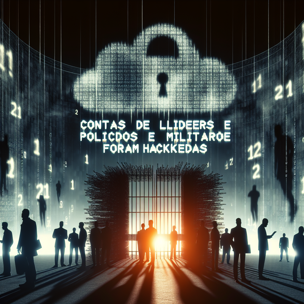 Contas de líderes políticos e militares foram hackeadas