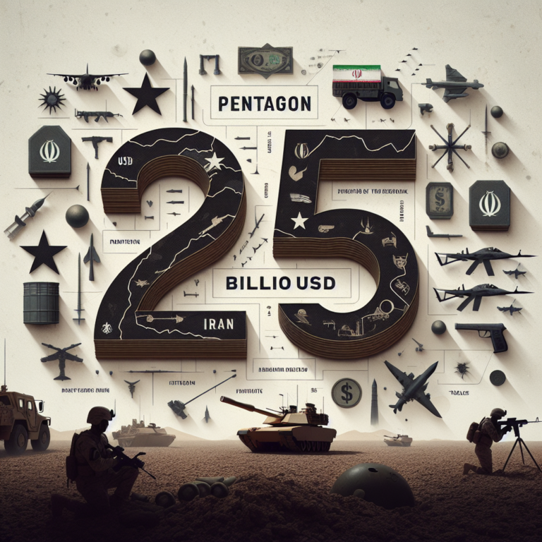 Custo da Guerra com Irã chega a US$ 25 bilhões, diz Pentágono