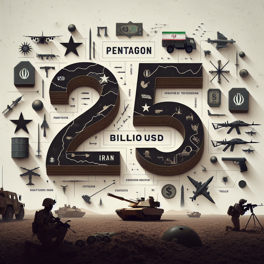 Custo da Guerra com Irã chega a US$ 25 bilhões, diz Pentágono