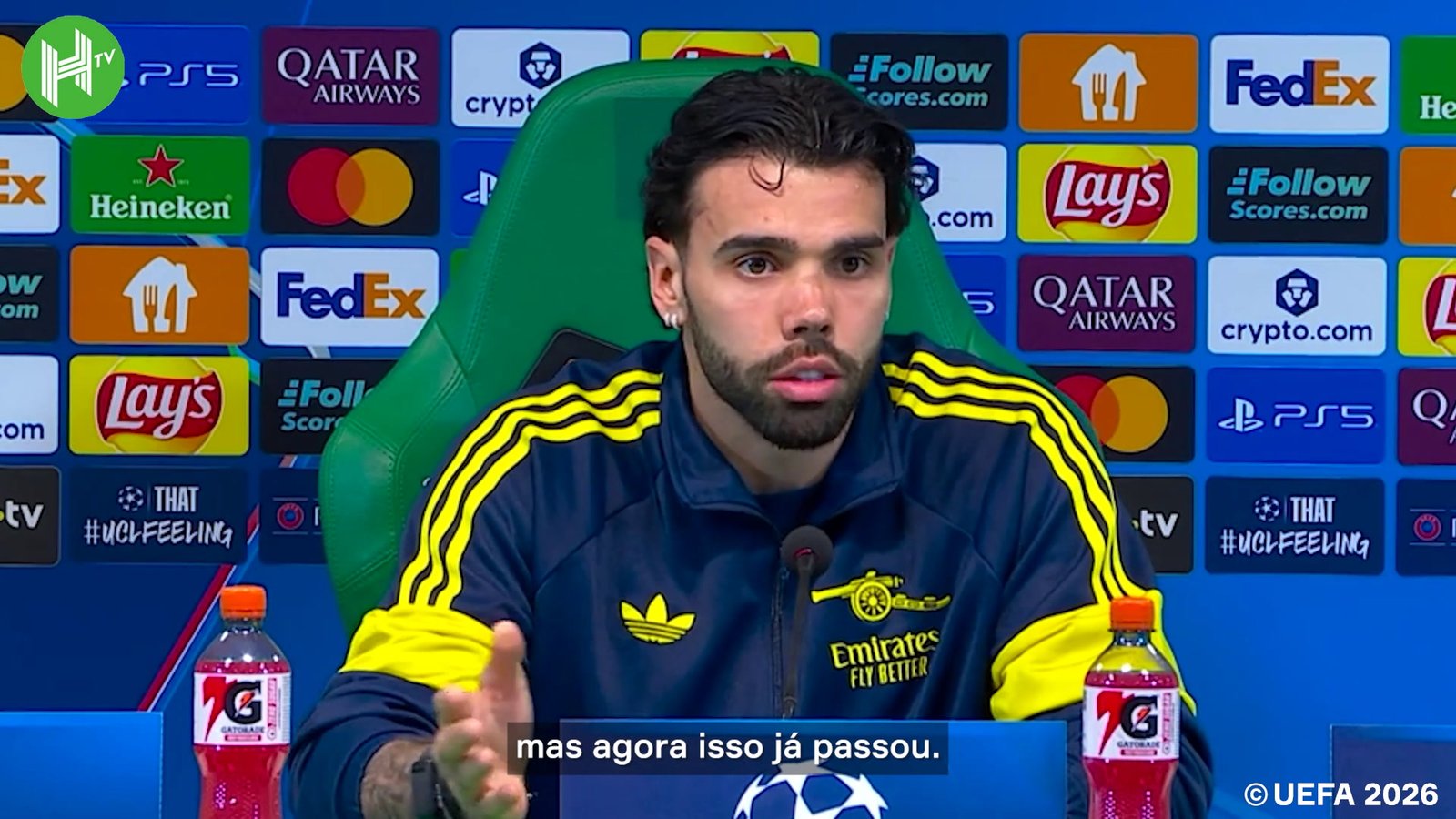 David Raya, goleiro do Arsenal, reforça união da equipe