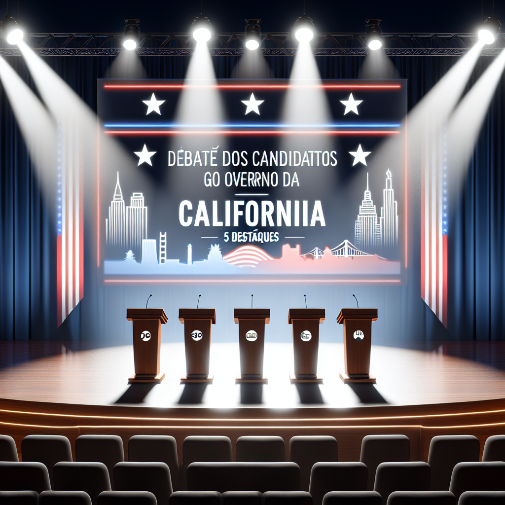 Debate dos Candidatos ao Governo da Califórnia: 5 Destaques
