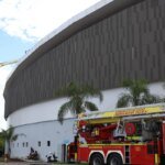 Defesa Civil do Rio fecha Velódromo após incêndio devastador