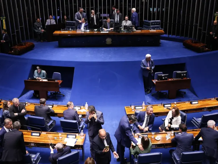 Sessão do Senado Federal que votou contra a indicação do Advogado-Geral da União, Jorge Messias, para o cargo de ministro do Supremo Tribunal Federal (STF)