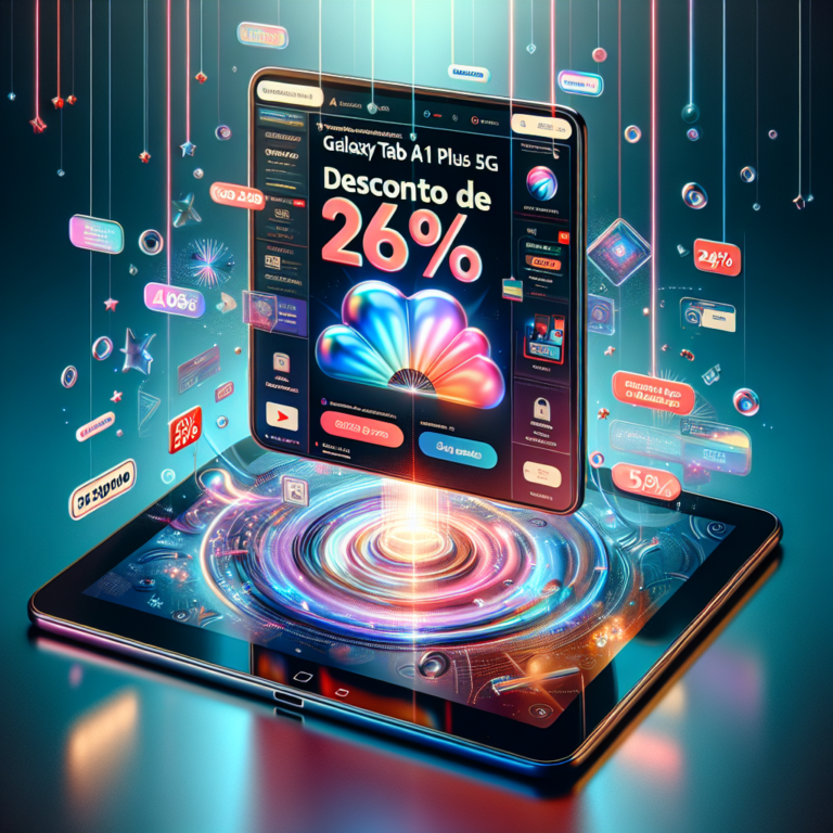 Desconto de 26% no Galaxy Tab A11 Plus 5G no Mercado Livre!