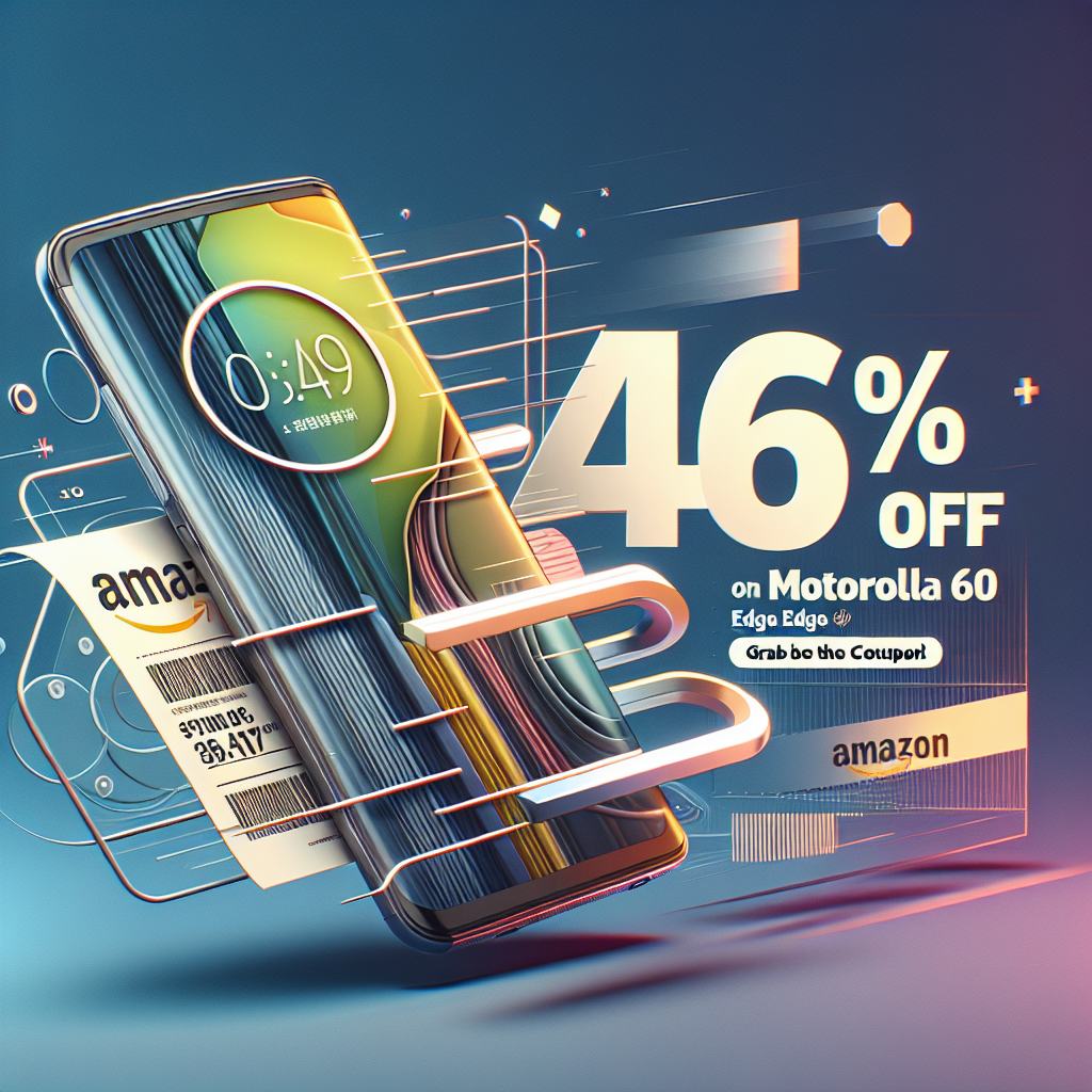 Desconto de 46% no Motorola Edge 60: Aproveite o cupom na Amazon!