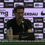 Domínguez celebra vitória do Atlético-MG e destaca evolução da equipe