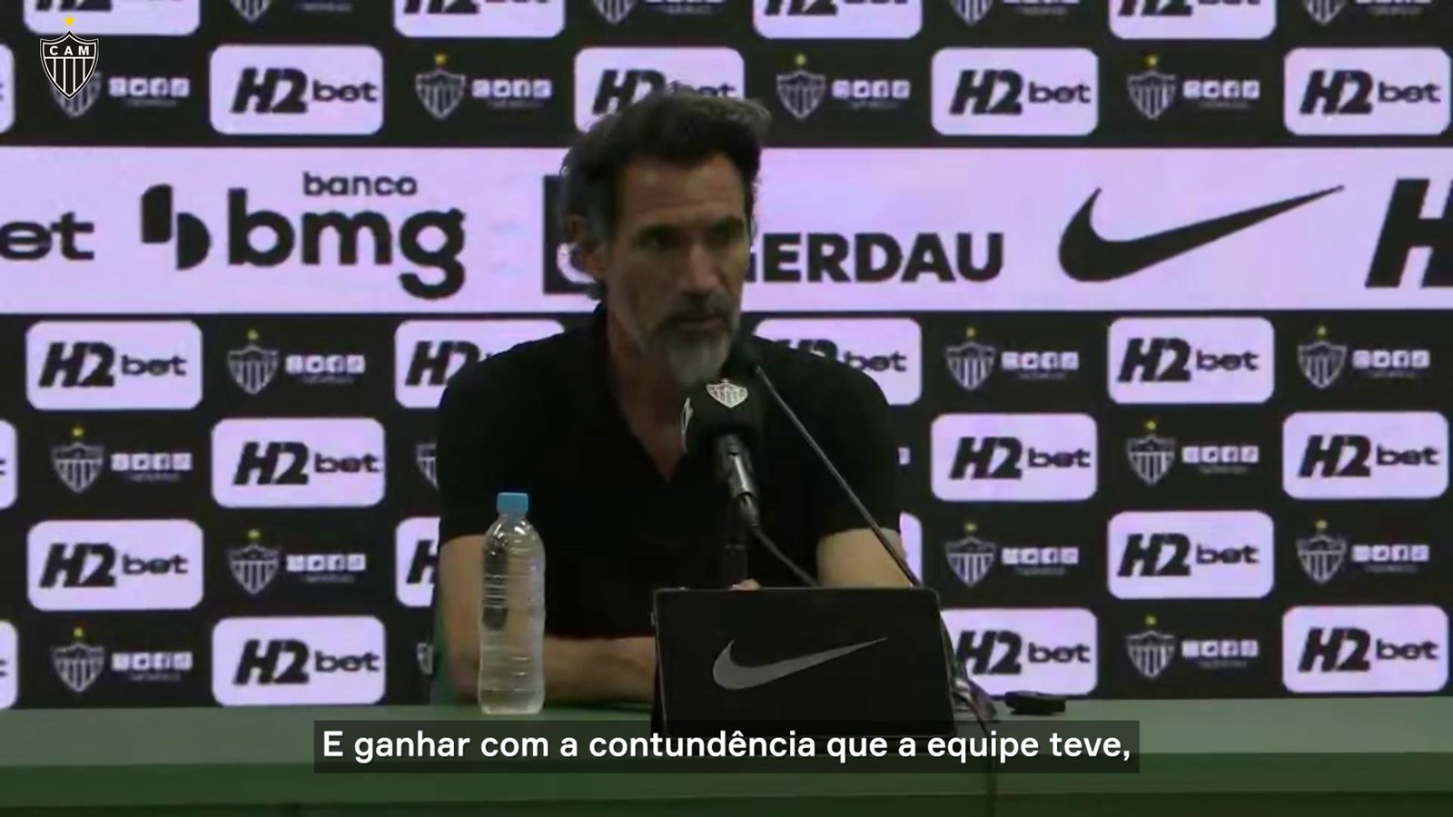 Domínguez celebra vitória do Atlético-MG e destaca evolução da equipe