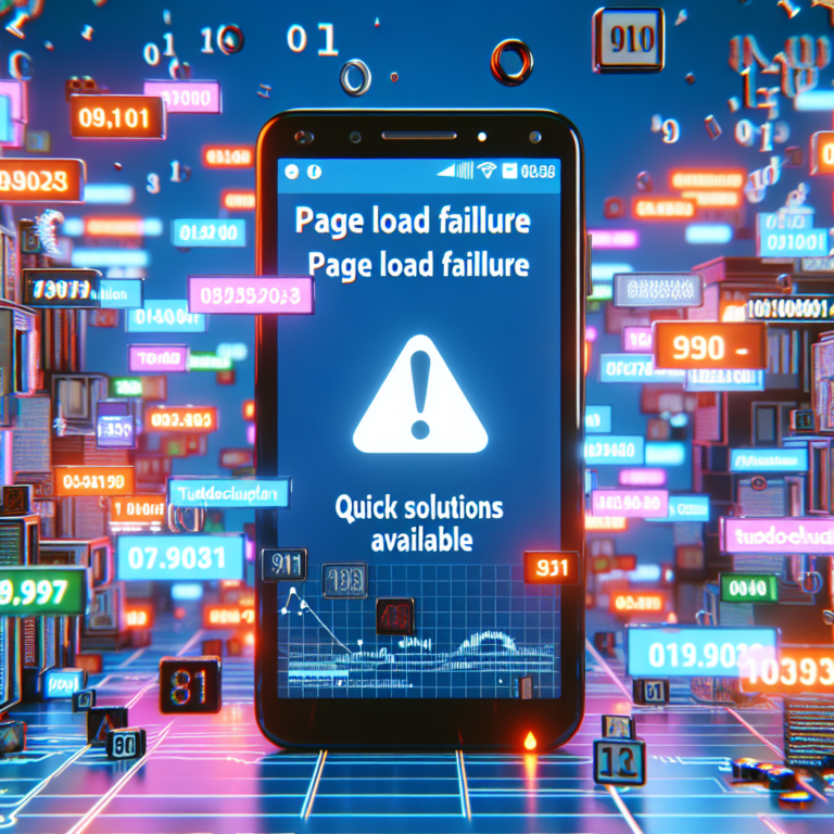 Erro ao Carregar Página: Confira Soluções Rápidas no TudoCelular