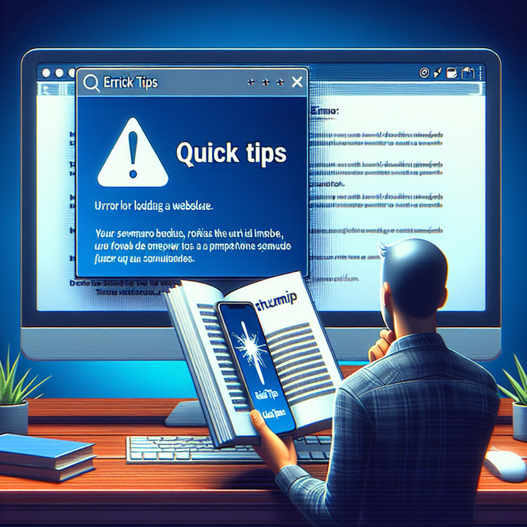 Erro ao Carregar Página: Dicas para Solução Rápida no TudoCelular