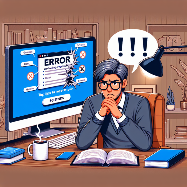 Erro ao Carregar Página: Dicas para Solucionar Problemas