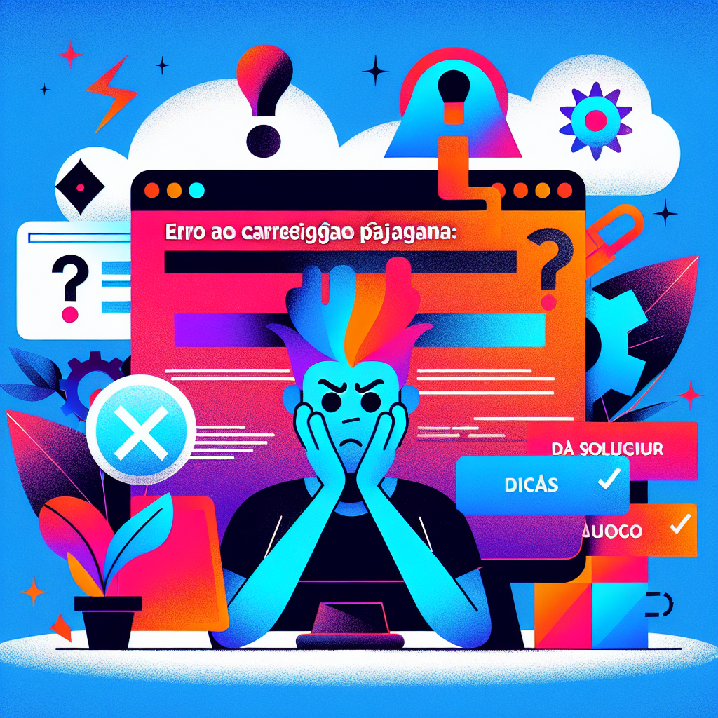 Erro ao Carregar Página: Dicas para Solucionar o Problema